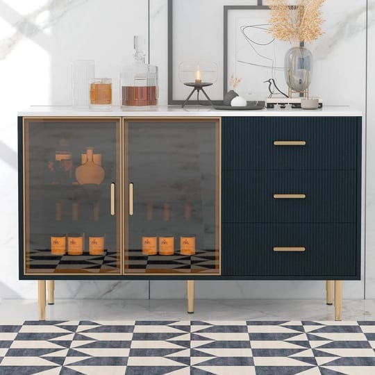 sideboard-buffet-cabinet-with-tempered-glass-doors-navy-blue-1