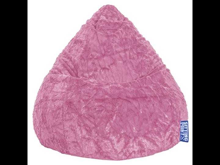 sitting-point-faux-fur-large-fluffy-bean-bag-pink-1