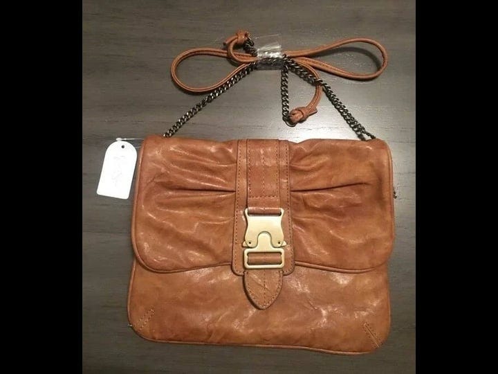 nwt-jessica-simpson-susana-luggage-brown-shoulder-bag-crossbody-chain-strap-1