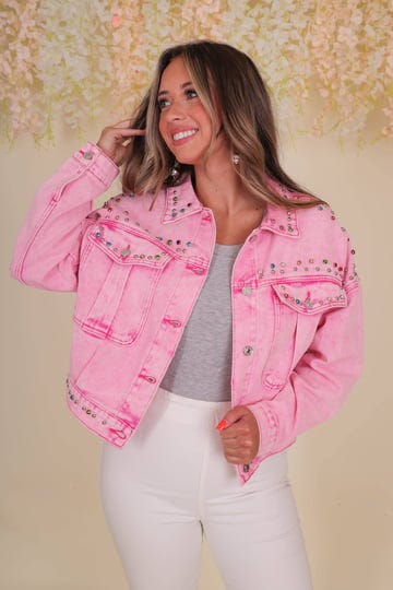 julianas-boutique-hot-pink-acid-wash-jacket-pink-denim-rhinestone-jacket-timing-denim-jacket-small-1