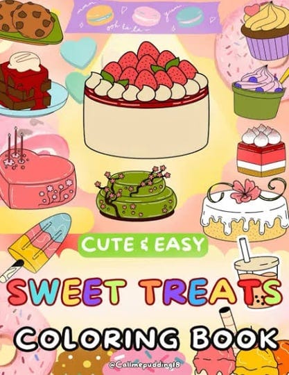 cuteeasy-sweet-treats-coloring-book-100pages-friendly-for-alcohol-markers-dessert-cupcake-donut-ice--1