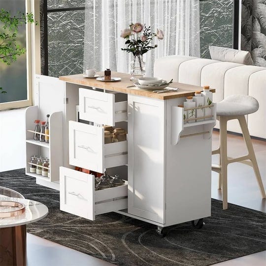 rolling-kitchen-island-with-storage3-drawer-2-slide-out-shelf-white-1