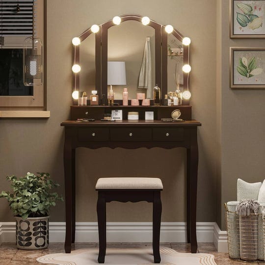 tiptiper-vanity-desk-makeup-vanity-set-with-lighted-mirror-and-stool-dressing-table-with-5-drawers-3-1