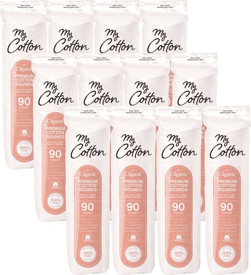 cliganic-my-cotton-premium-cotton-rounds-bulk-1080-count-makeup-remover-pads-hypoallergenic-lint-fre-1