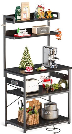 odk-bakers-rack-with-power-outlet-coffee-bar-with-storage-5-tiers-microwave-stand-kitchen-rack-16-5--1