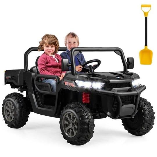 24v-kid-ride-on-car-2-seater-electric-off-road-dump-truck-battery-powered-ride-on-utv-with-remote-co-1