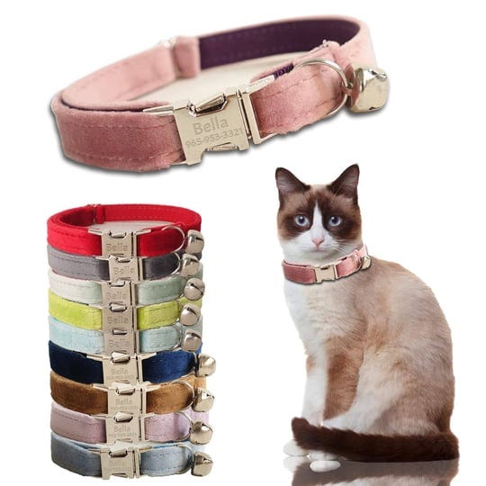 qtquza-personalized-cat-collar-with-custom-name-plate-with-bell-adjustable-velvet-tough-nylon-cat-id-1