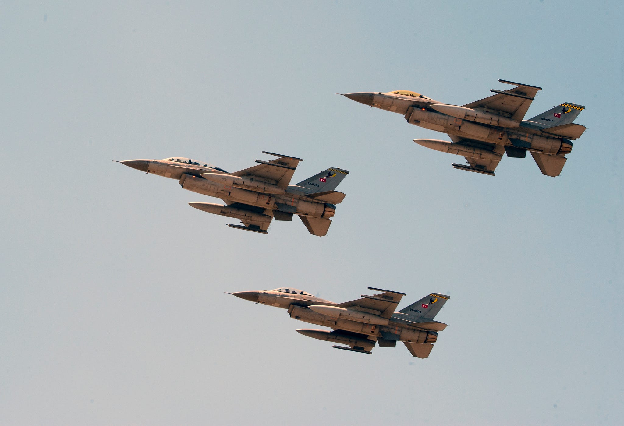 Above--Turkish F-16s. At top--destruction in the Iraqi-Kurdish village of Sergele. Photo via Shaho Awier Cwarbaxi/Twitter