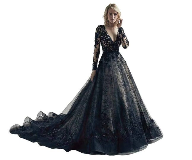 trhtx-gothic-black-wedding-dresses-for-bride-long-sleeve-bridal-gowns-v-neck-lace-appliques-wedding--1