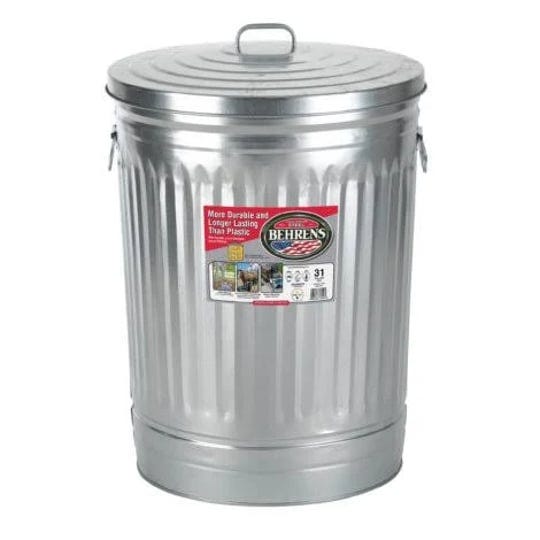 behrens-galvanized-steel-trash-can-with-lid-silver-31-gal-1