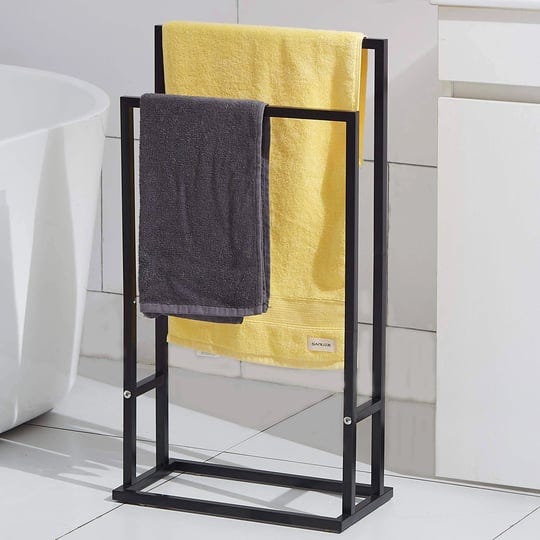 bathroom-towel-rack-free-standing-2-tier-stainless-steel-floor-black-towel-racks-stand-holder-for-ba-1