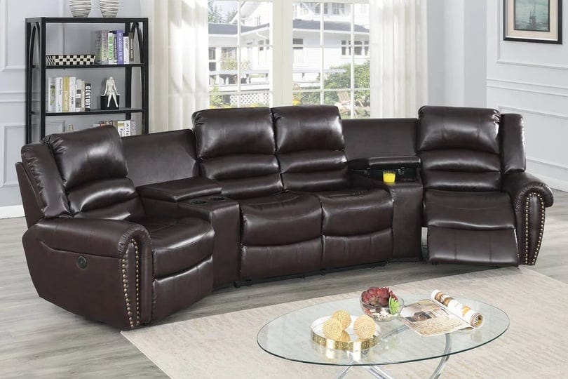 amalfi-brown-power-theater-sectional-with-consoles-in-bonded-leather-1