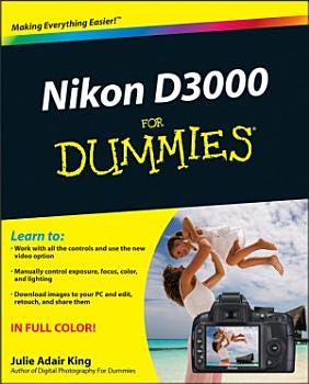 Nikon D3000 For Dummies | Cover Image