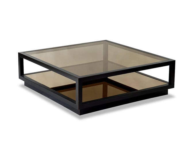 liang-eimil-mali-square-coffee-table-antique-bronze-glass-cubist-1