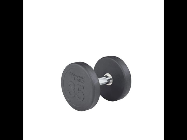 body-solid-35-lb-rubber-round-dumbbell-1