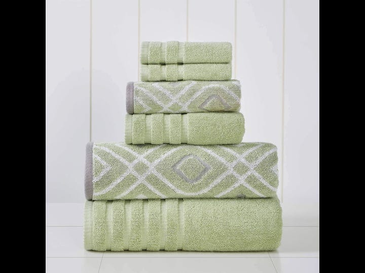 6-piece-yarn-dyed-towel-set-oxford-sage-green-1