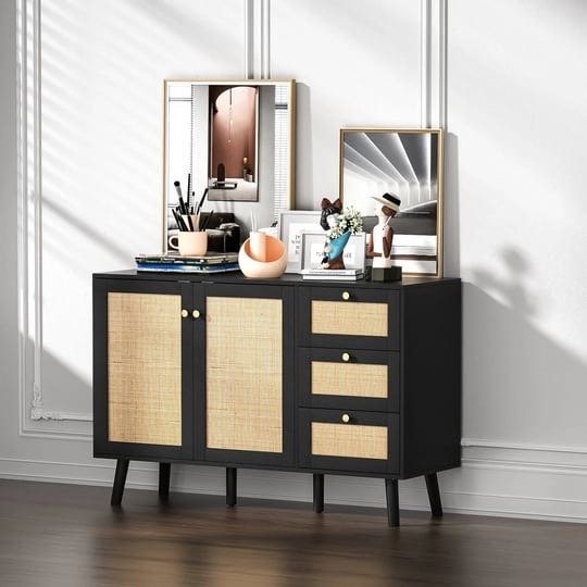 anmytek-buffet-sideboard-2-door-rattan-cabinet-with-3-drawer-mid-century-modern-storage-cabinet-cons-1