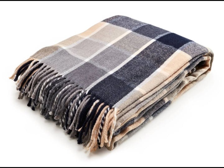 arus-highlands-collection-tartan-plaid-design-throw-blanket-blue-60-x-81