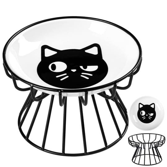 kitwinney-raised-cat-food-bowls-elevated-shallow-cat-bowl-wide-ceramic-cat-dishes-with-metal-stand-w-1