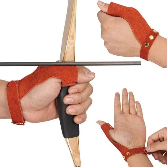 toparchery-arrow-gloves-2-finger-protective-guard-leather-for-right-left-hand-hunting-shooting-targe-1