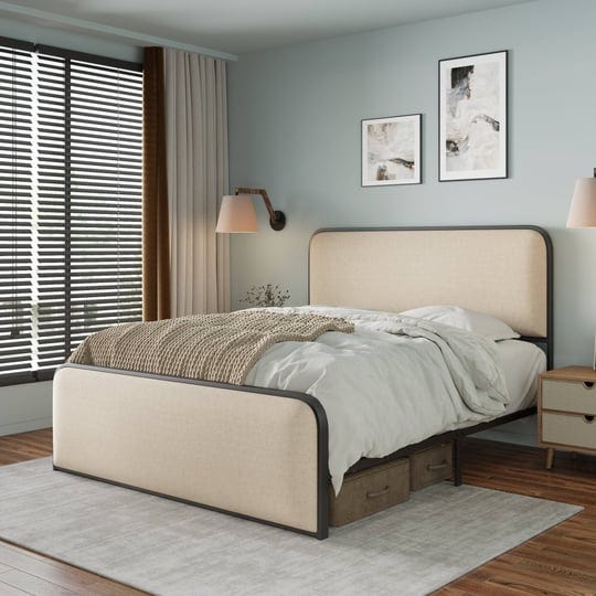 metal-bed-frame-with-curved-upholstered-headboard-and-footboard-bed-with-under-bed-storage-heavy-dut-1