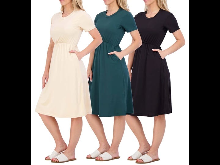 real-essentials-3-pack-womens-midi-short-sleeve-soft-t-shirt-dress-with-elastic-waist-available-in-p-1