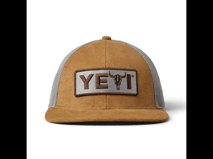 yeti-steer-badge-flat-brim-corduroy-hat-ochre-1