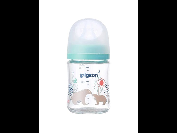 pigeon-newborn-third-generation-heat-resistant-glass-bottle-160ml-bear-1
