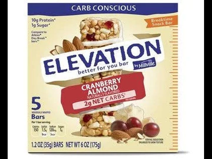 elevation-by-millville-cranberry-almond-breaktime-bars-6oz1-2oz-x-5-bars-pack-of-2