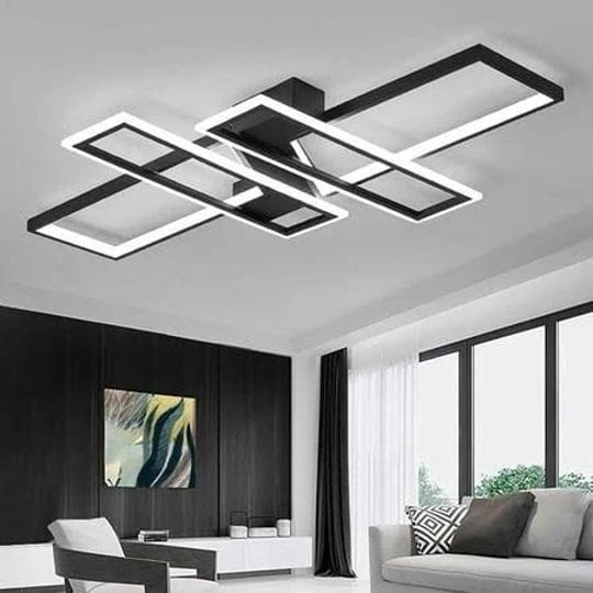 wuzstar-modern-led-ceiling-light-with-remotesquare-flush-mount-chandelier-for-living-room-bedroom-of-1