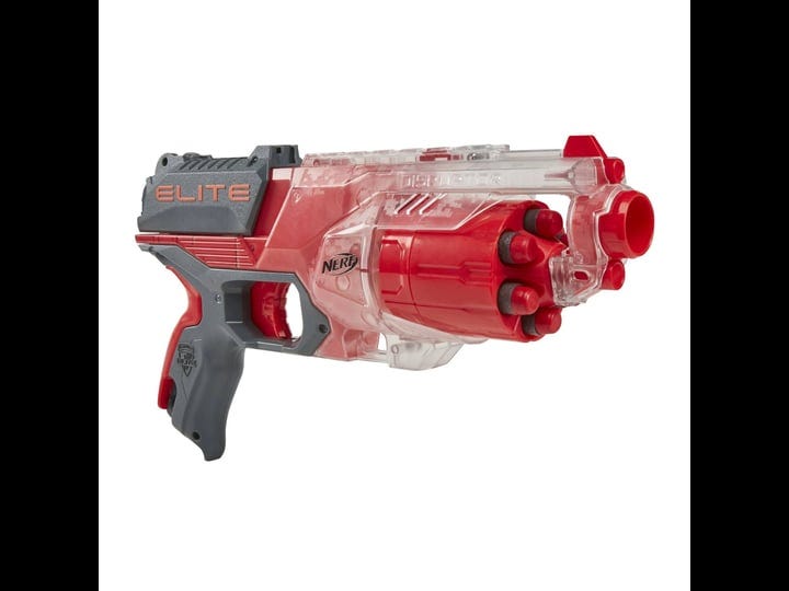 nerf-elite-disrupter-blaster-6-dart-rotating-drum-slam-fire-translucent-red-amazon-exclusive-1