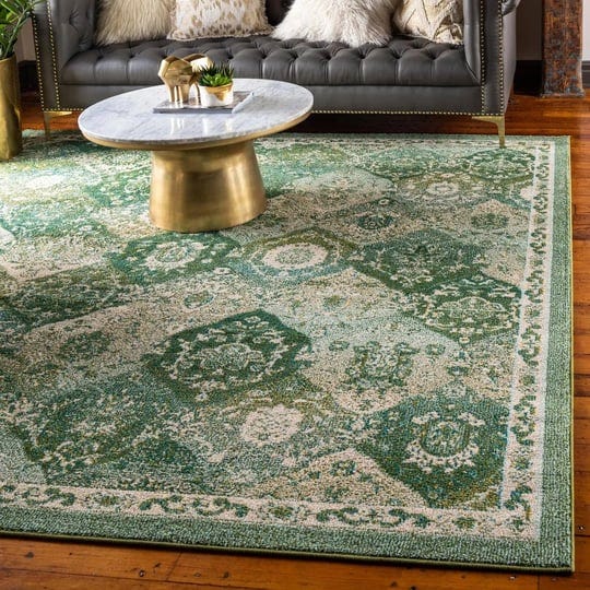 unique-loom-penrose-blake-green-8-ft-x-8-ft-square-rug-1