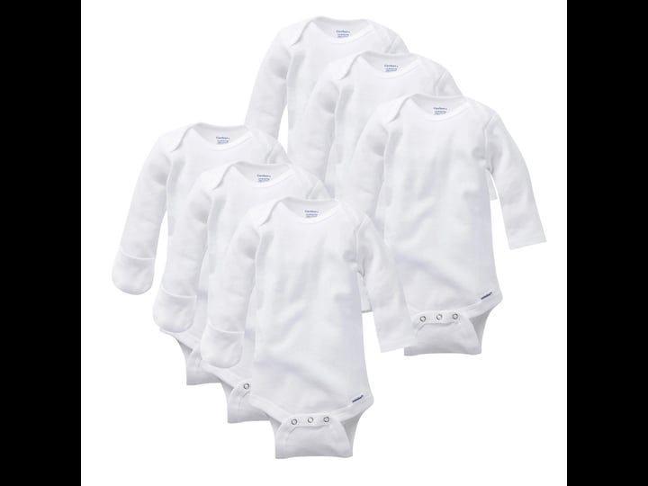 gerber-baby-girls-long-sleeve-mitten-cuff-onesies-infant-and-toddler-bodysuits-white-0-3-months-us-7