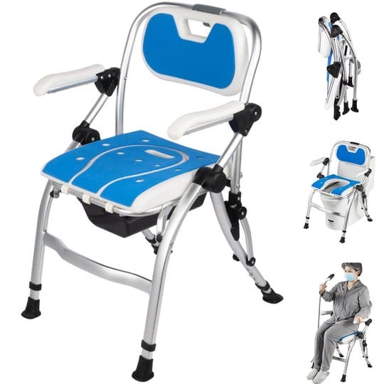 migeek-4-in-1-folding-bedside-commode-chair-with-backrest-660-lbs-with-armrests-and-backrest-shower--1