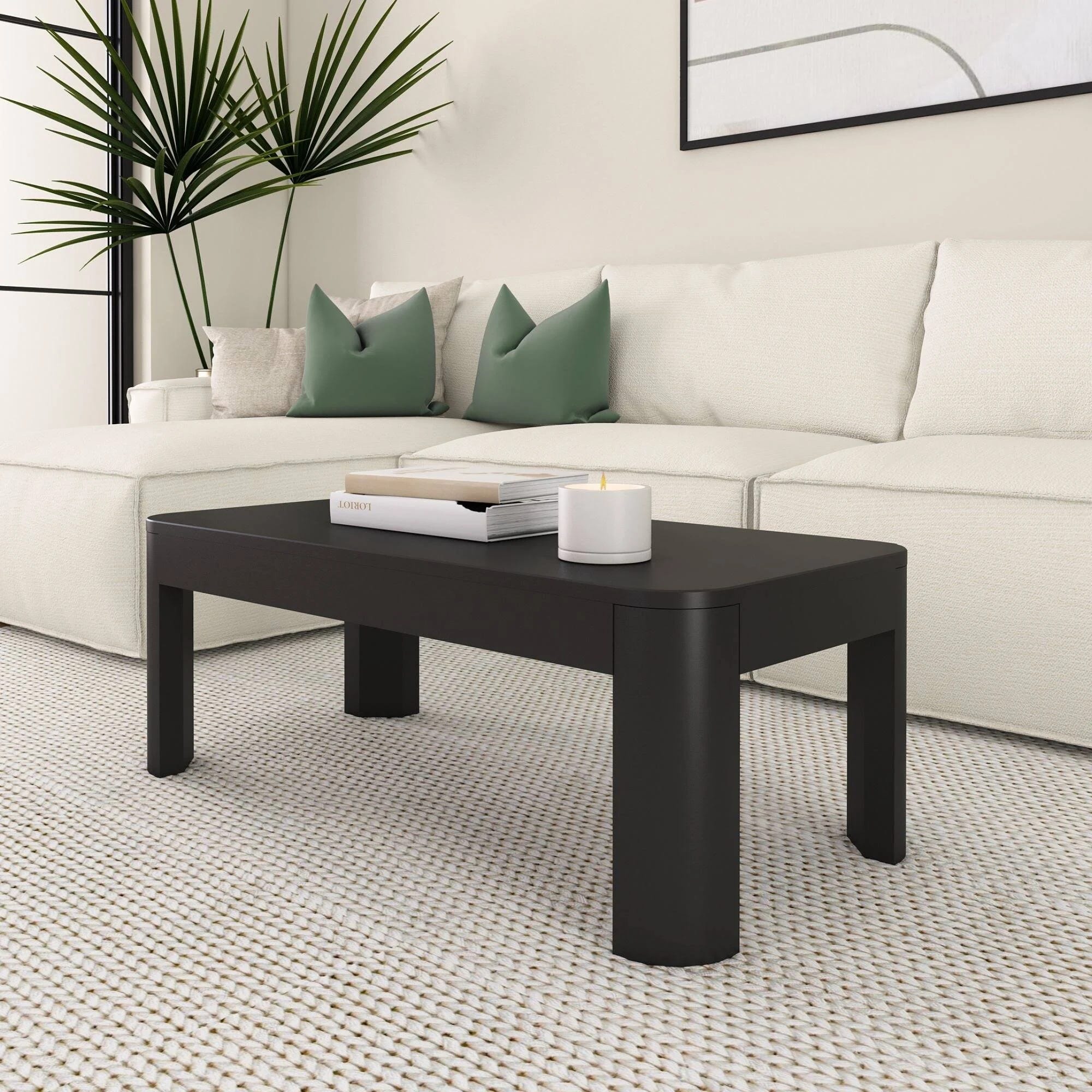 Contemporary Rectangular Coffee Table with Modern Design | Image
