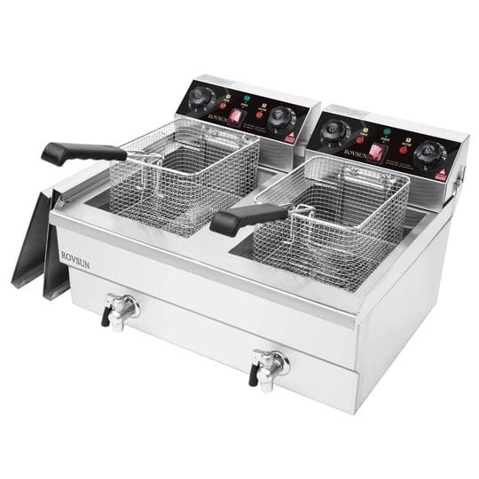 rovsun-24-9qt-electric-deep-fryer-w-frying-baskets-timer-drains-lids-3400w-dual-tank-kitchen-counter-1