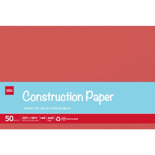 office-depot-brand-construction-paper-12-inch-x-18-inch-100-recycled-red-pack-of-50-sheets-1