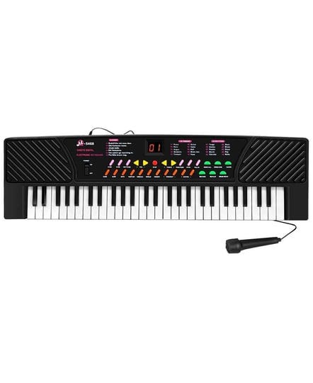 costway-54-keys-music-electronic-keyboard-kid-electric-piano-organ-w-mic-adapter-black-1