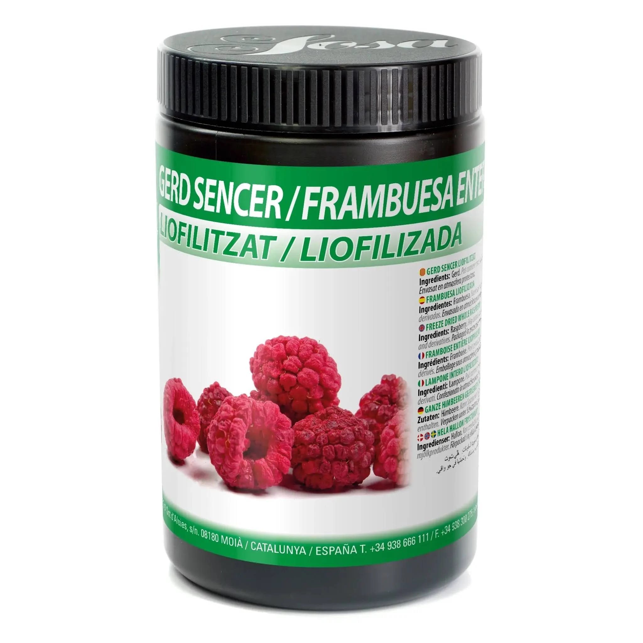 Freeze-Dried Whole Raspberries for Crunchy Texture and Tangy Flavor | Image