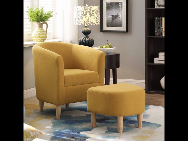 dazone-modern-accent-chair-upholstered-arm-chair-linen-fabric-single-sofa-chair-with-ottoman-foot-re-1