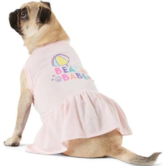 top-paw-beach-babe-dog-t-shirt-dress-size-medium-polyester-petsmart-1