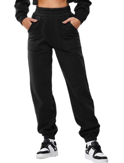 abociw-womens-fleece-lined-cinch-bottom-sweatpants-high-waisted-athletic-joggers-pants-with-pocket-1