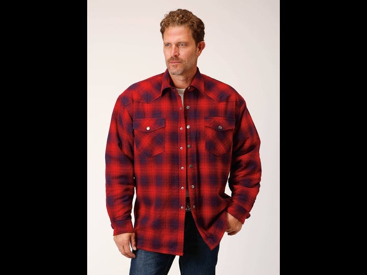 roper-mens-sherpa-lined-blue-flannel-shirt-jacket-1