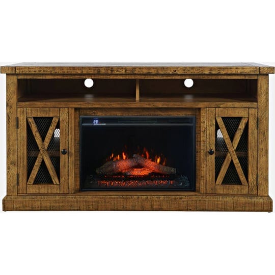 jofran-telluride-rustic-solid-pine-60-storage-console-tv-stand-with-electric-fireplace-gold-1800-fp6-1