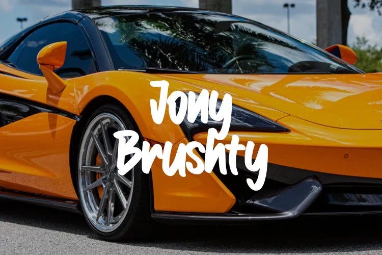 Jony Brushty Font 1