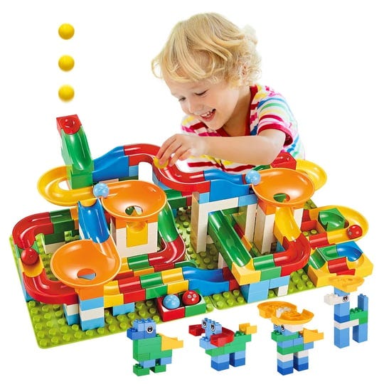 supstem-marble-run-building-blocks-176-pcs-classic-big-blocks-marble-track-for-kids-marble-race-trac-1