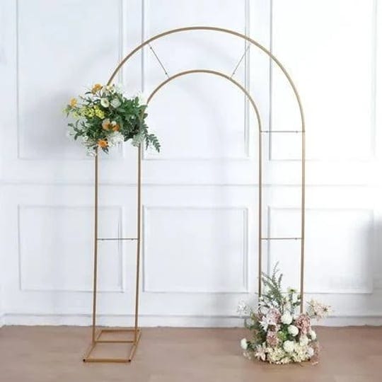 8ft-tall-gold-metal-round-top-double-arch-wedding-arbor-ceremony-stand-flower-balloon-frame-backdrop-1