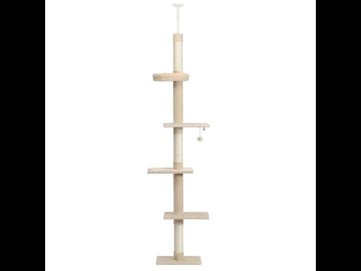 medium-cat-interactive-adjustable-5-tier-floor-to-ceiling-cat-tower-1