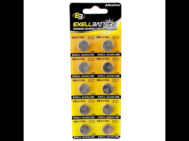 10pk-exell-eb-l1154-alkaline-1-5v-watch-battery-replaces-ag13-357-lr44-1