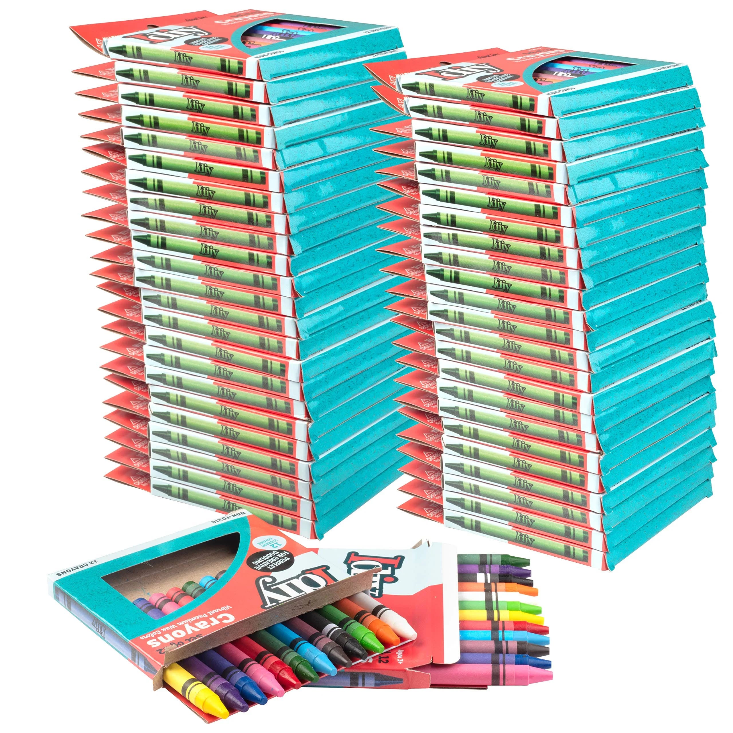 Bulk Non-Toxic Crayon Boxes for Kids, Teachers, & Art Classrooms | Image